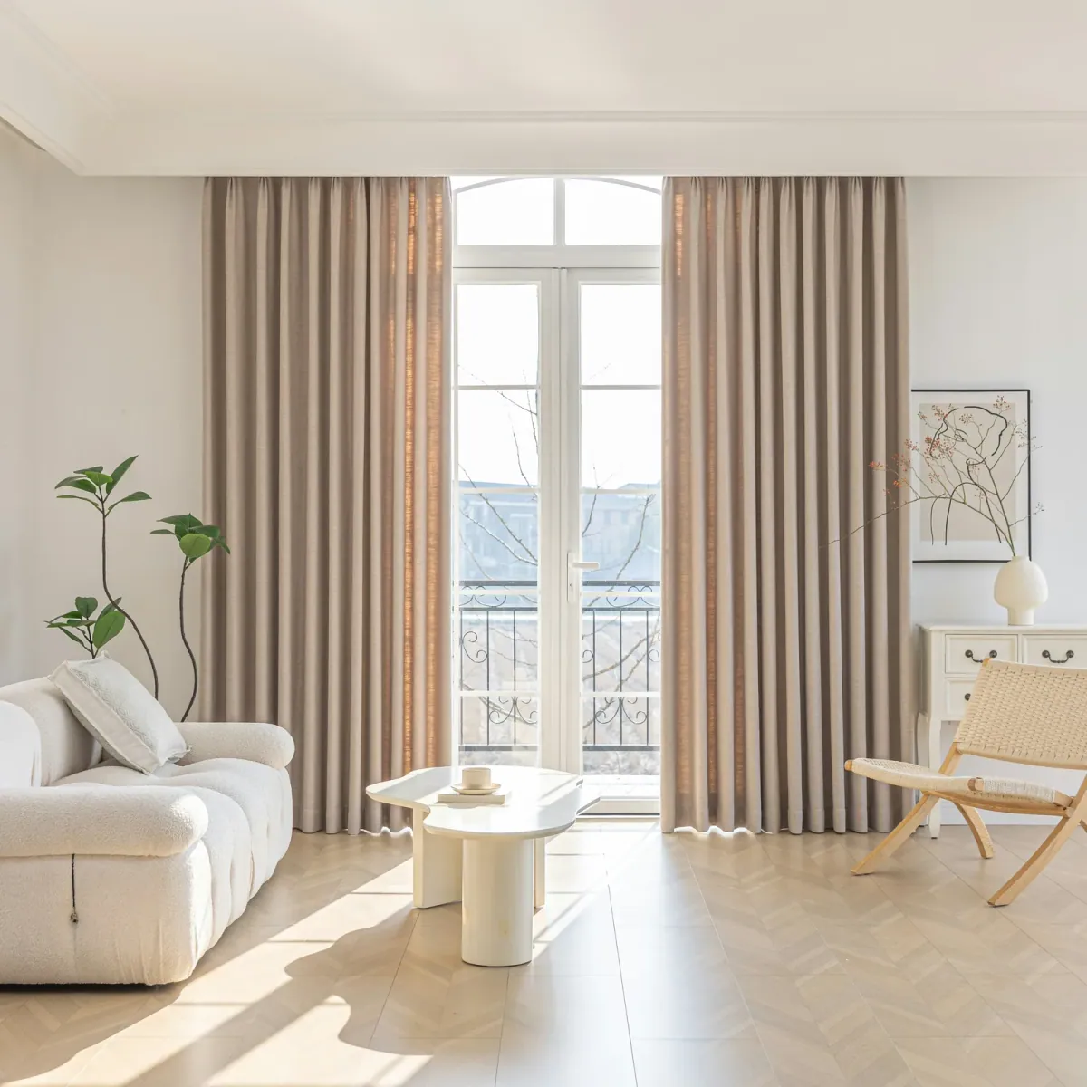 Serene private residence in neutral tones